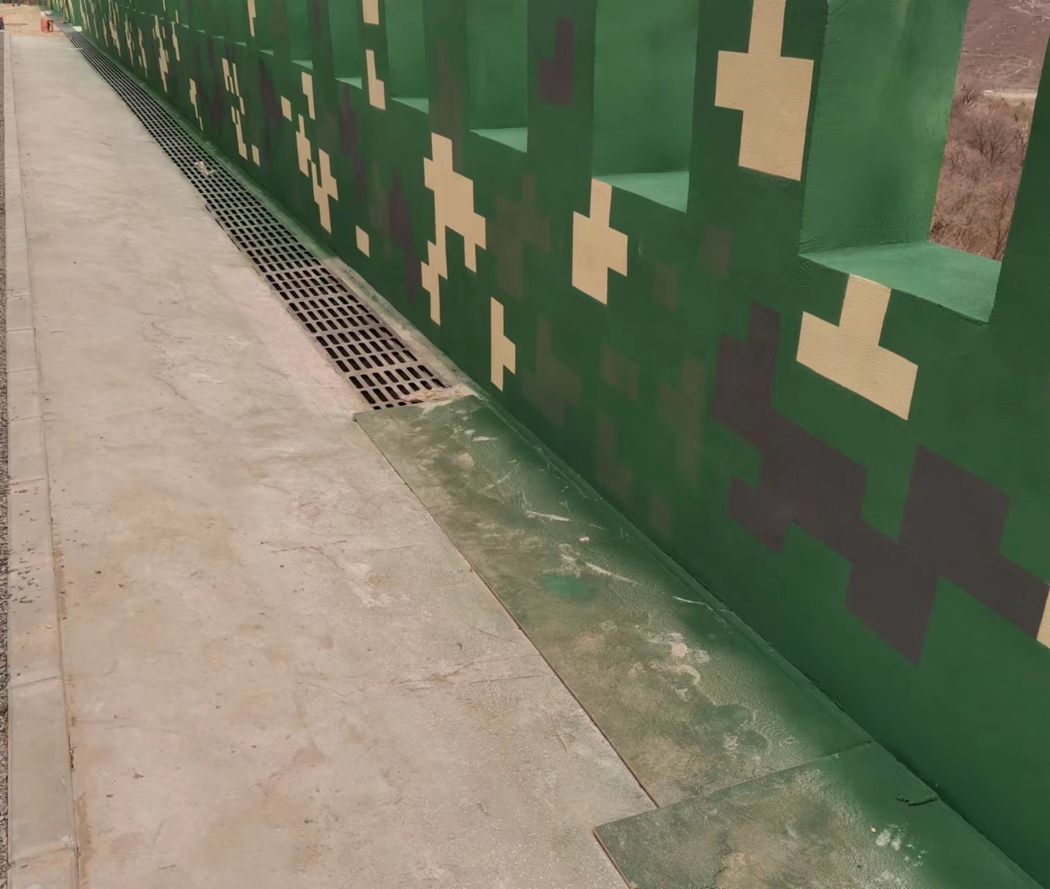 安庆围墙迷彩喷涂,数迷彩漆